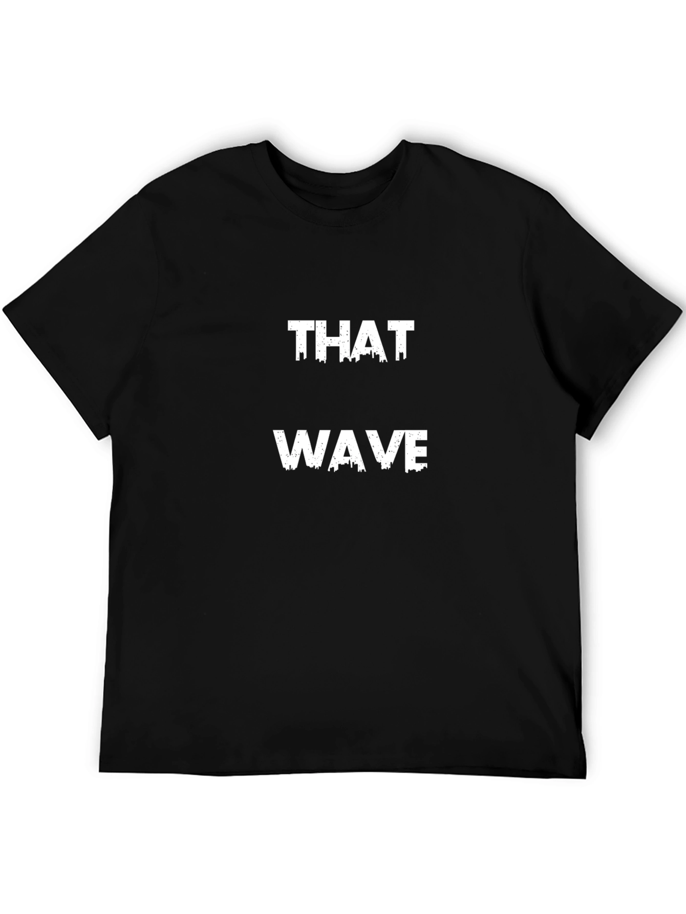 That Wave Mens Black Graphic Tee