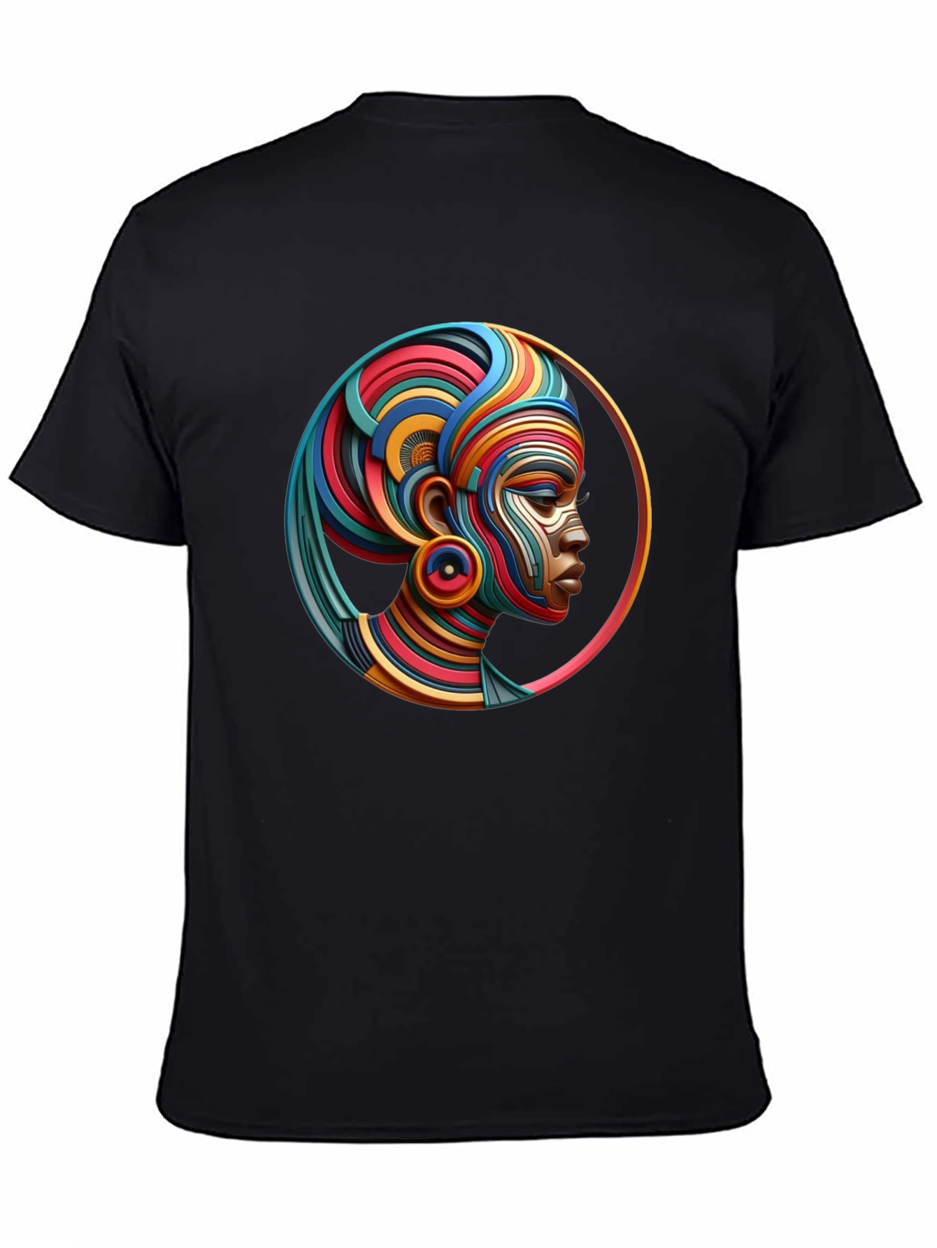 Abstract African Queen Graphic Tee