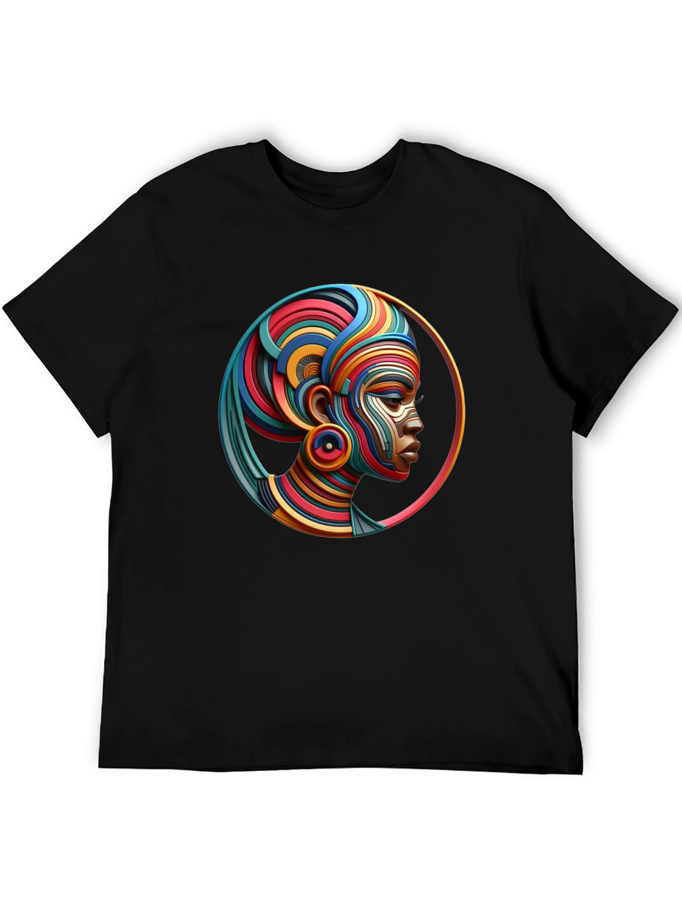 Abstract African Queen Graphic Tee