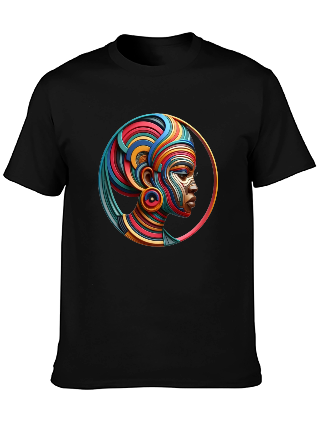 Abstract African Queen Graphic Tee