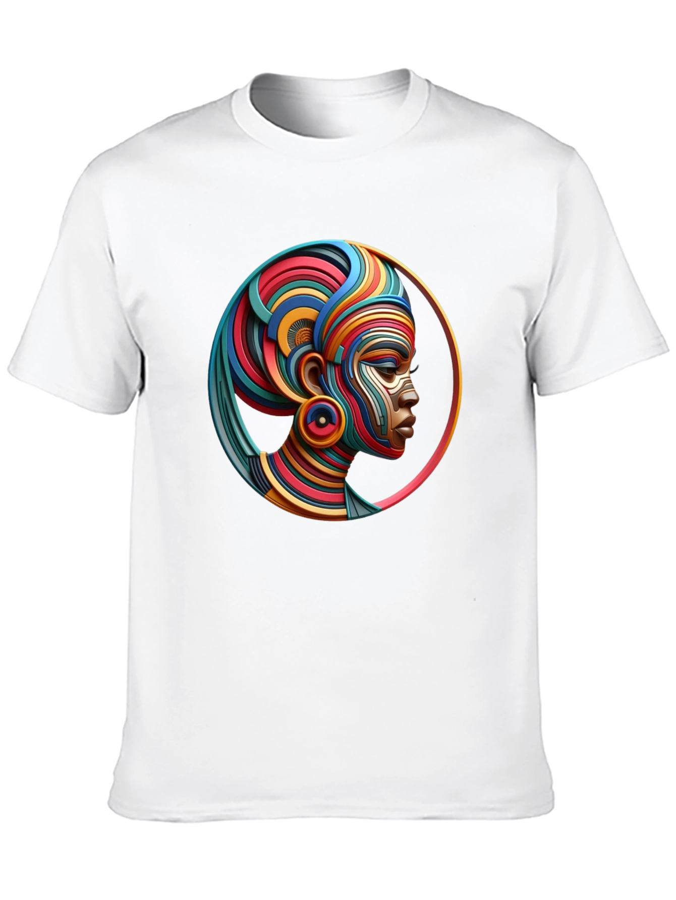 Abstract African Queen Graphic Tee