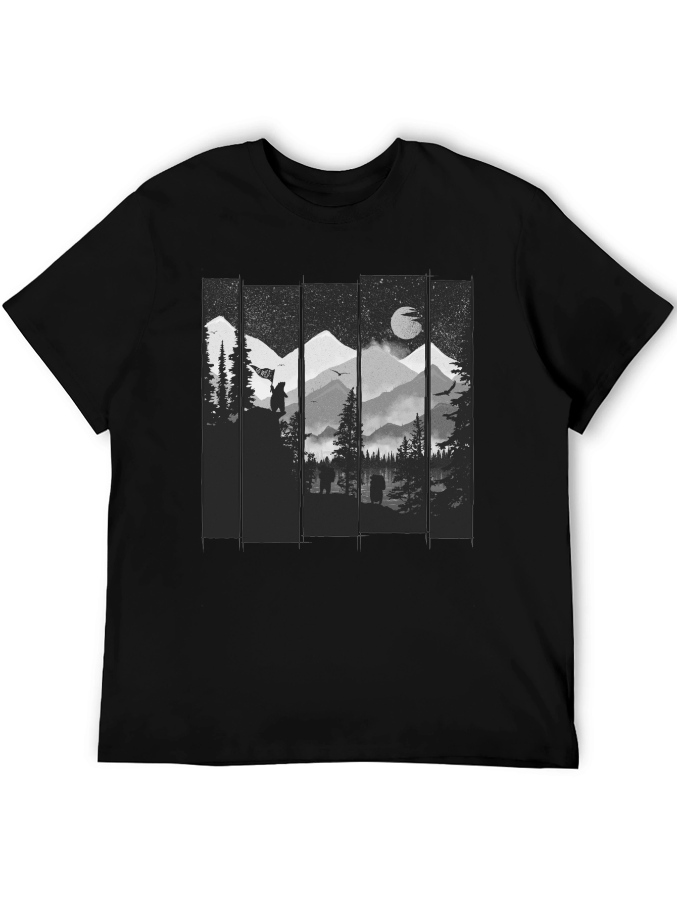 Nature Graphic Tee - Black
