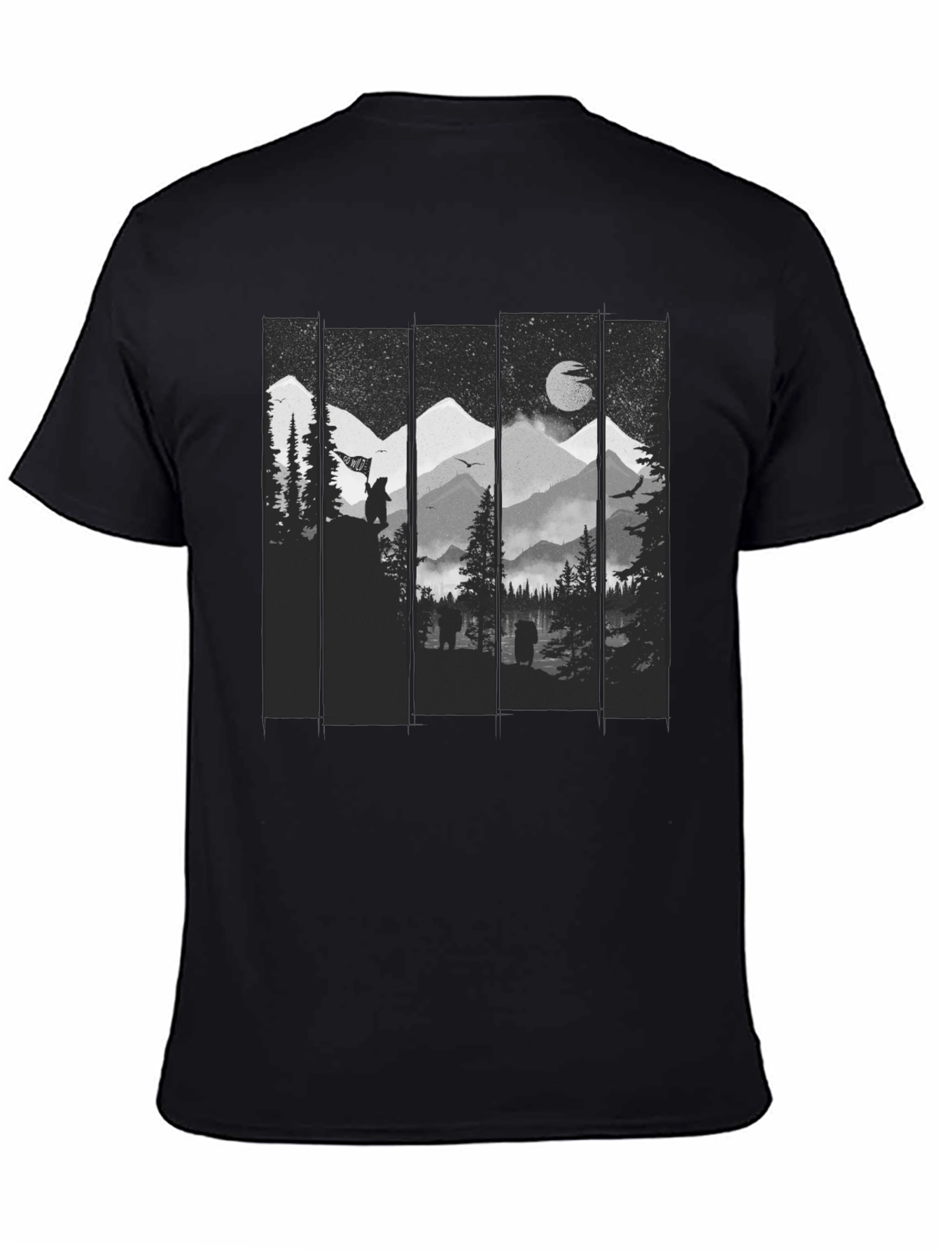 Nature Graphic Tee - Black