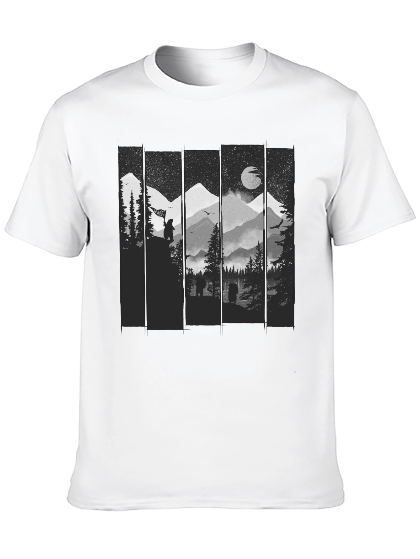 Nature Graphic Tee - Black