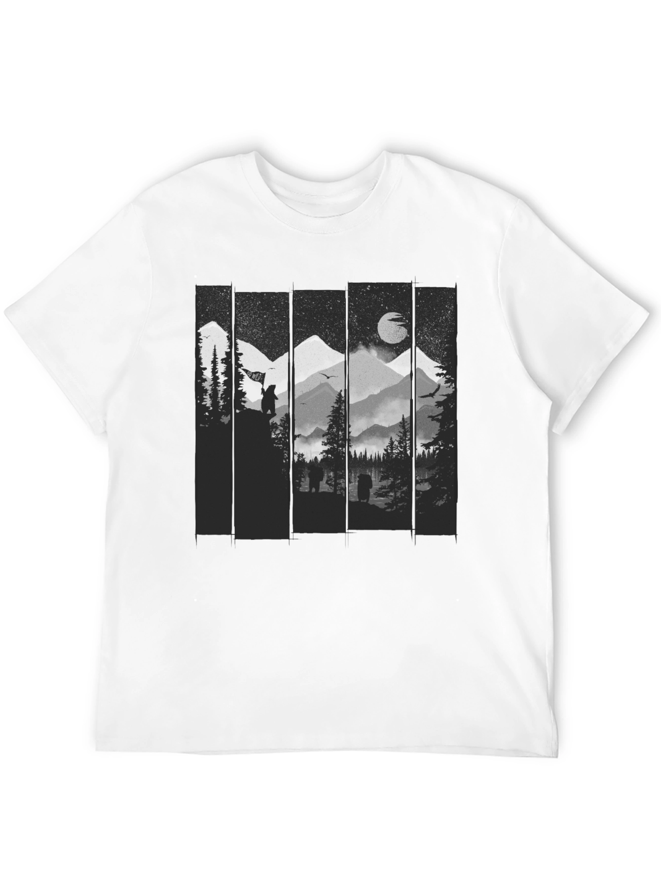 Nature Graphic Tee - Black