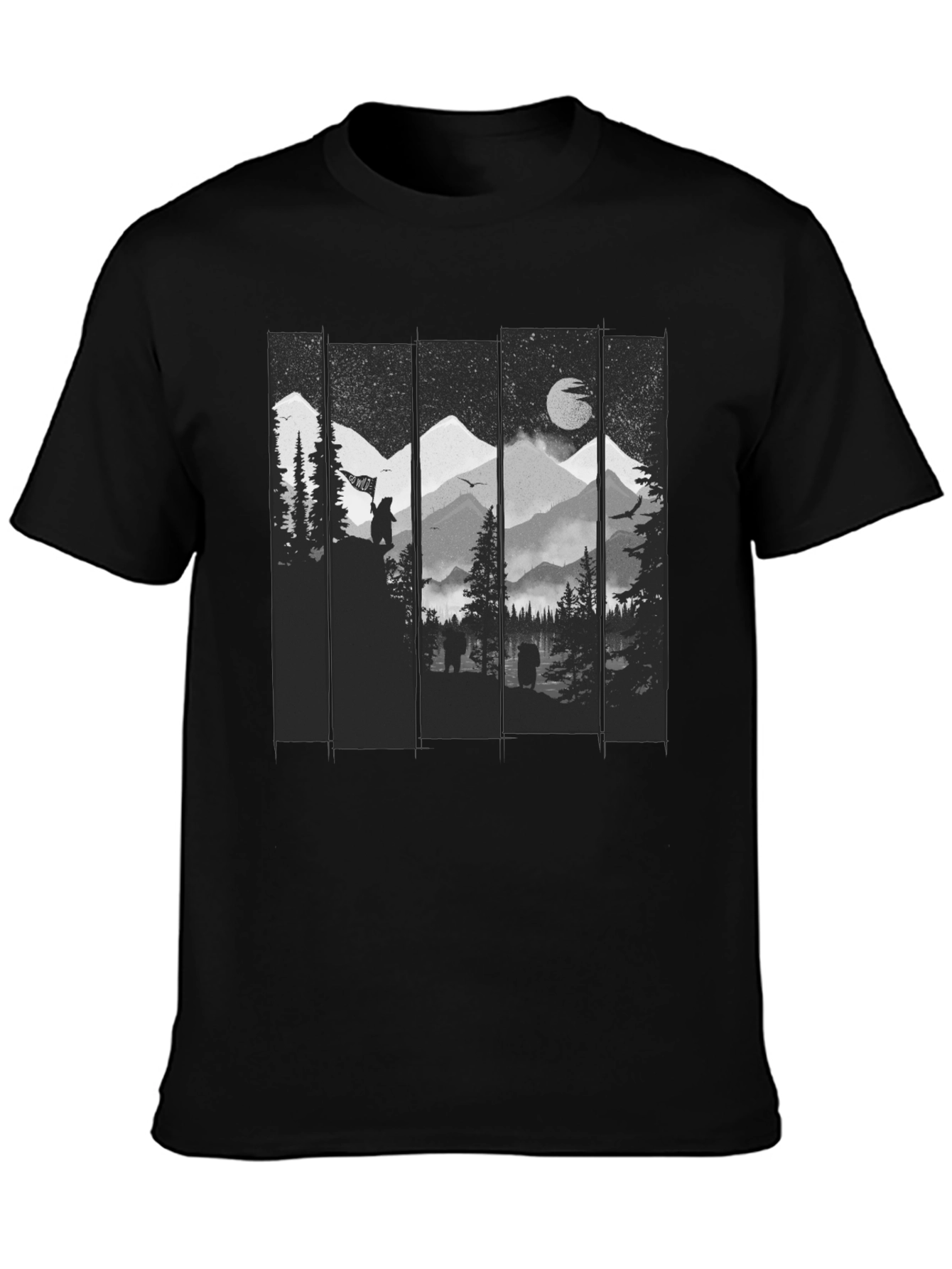 Nature Graphic Tee - Black