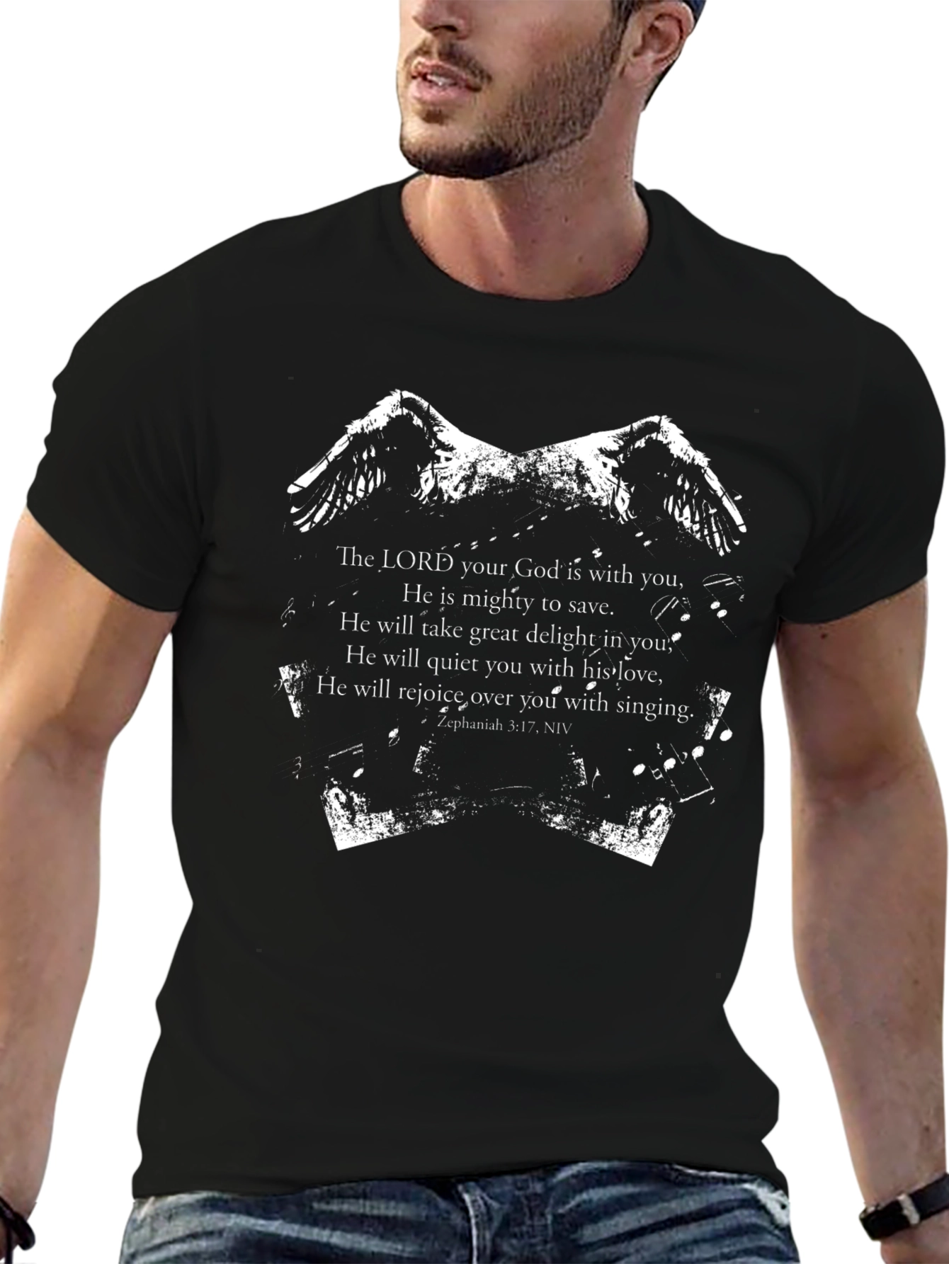 Faith-Inspired T-Shirt: Zephaniah 3:17