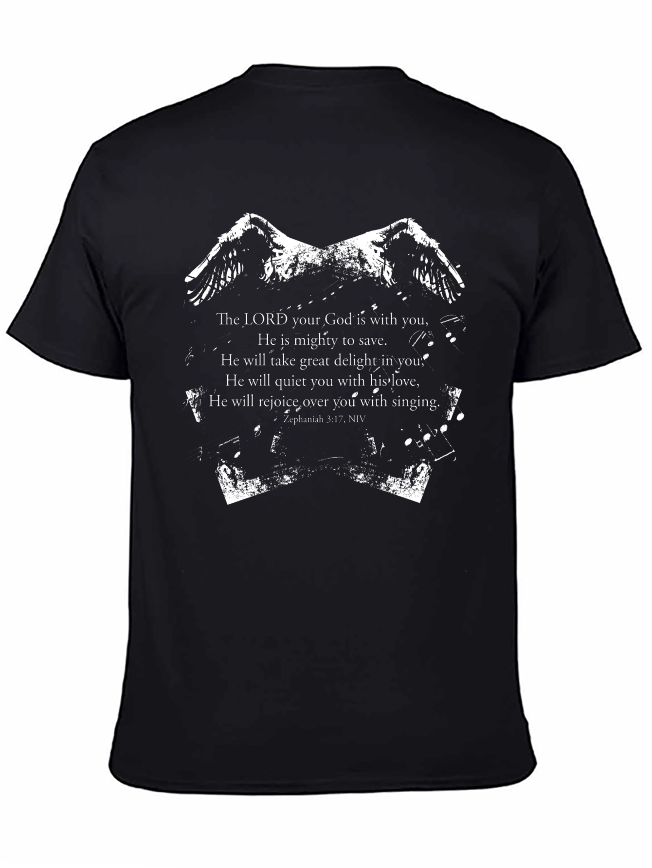 Faith-Inspired T-Shirt: Zephaniah 3:17