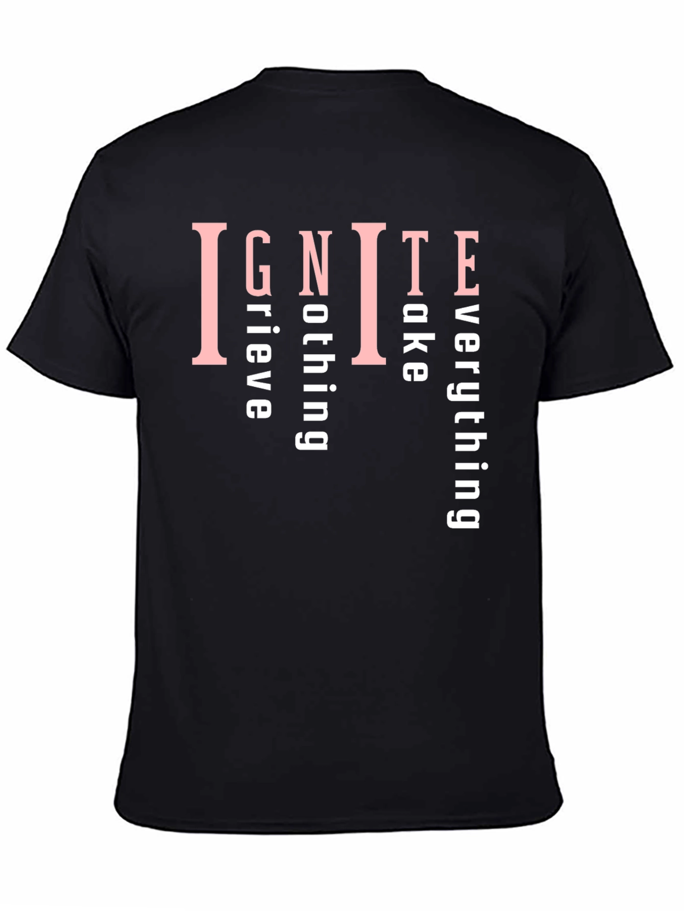 Ignite Everything Black Graphic T-Shirt