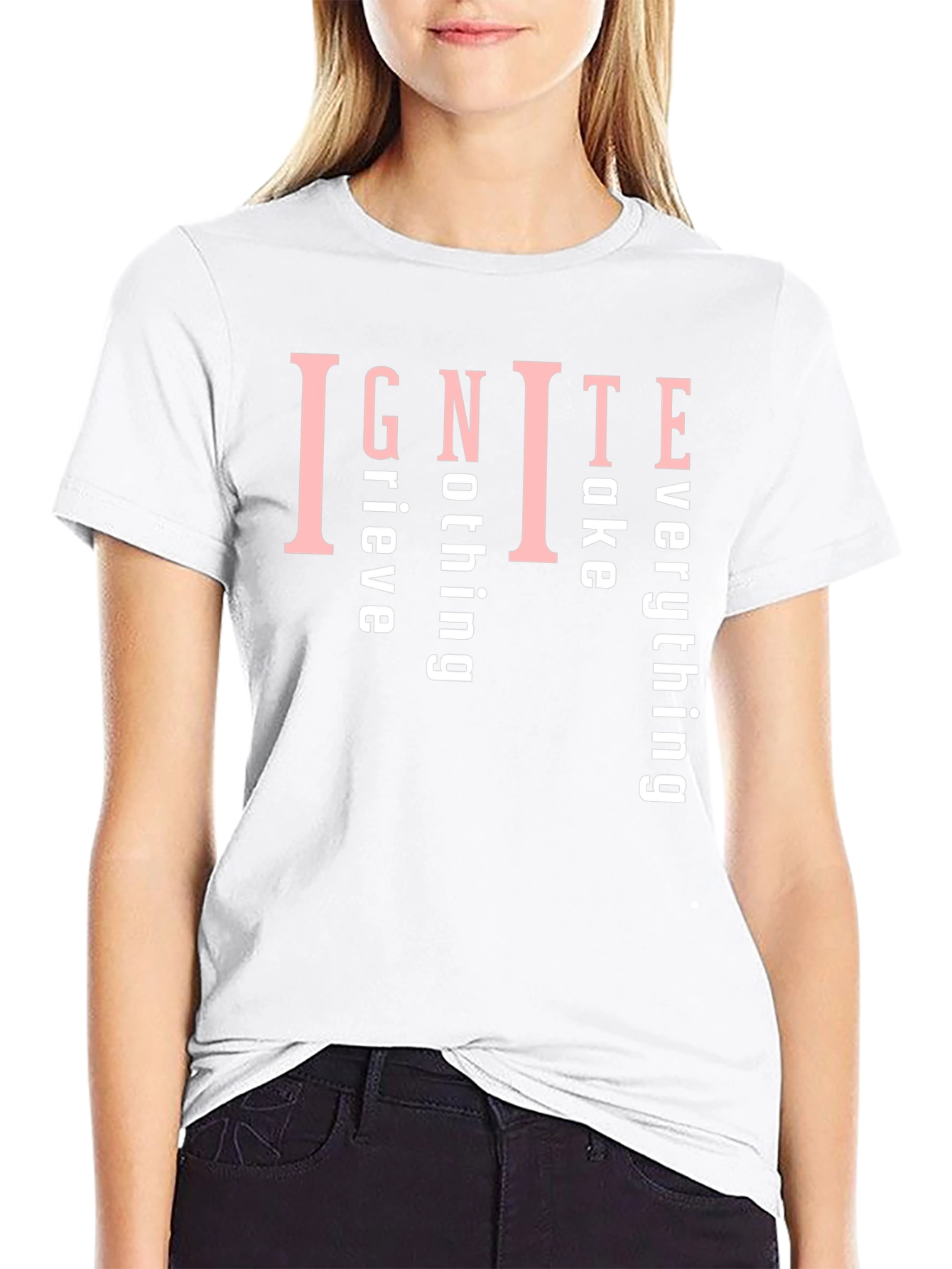 Ignite Everything Black Graphic T-Shirt