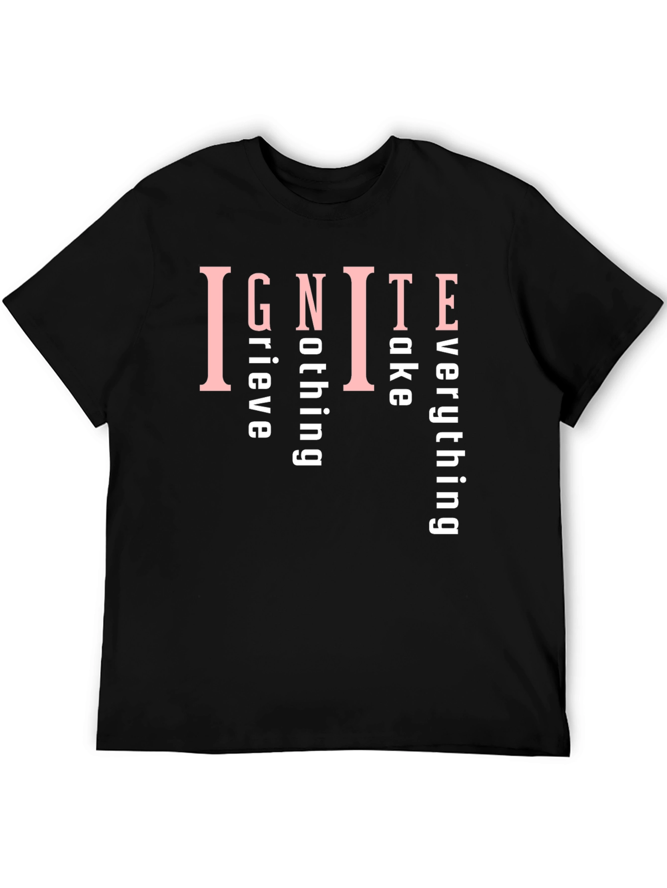 Ignite Everything Black Graphic T-Shirt