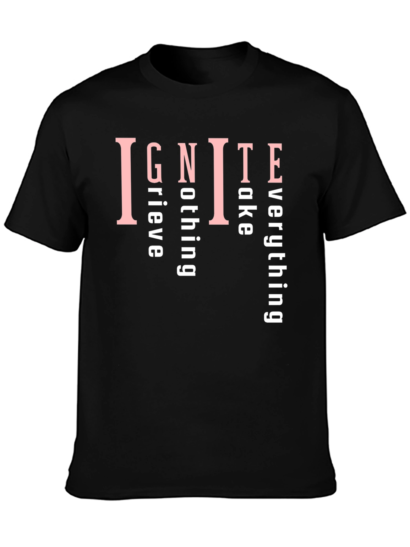 Ignite Everything Black Graphic T-Shirt