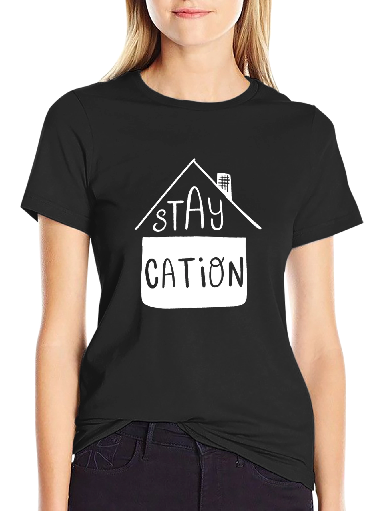 Staycation Graphic Tee - Relax at Home!
