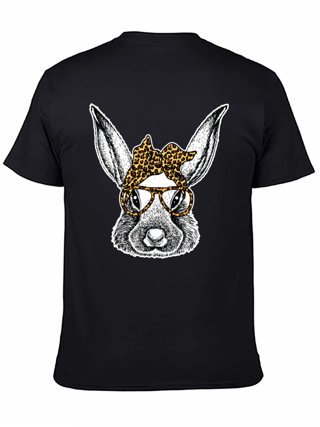Bunny with Leopard Bandana T-Shirt
