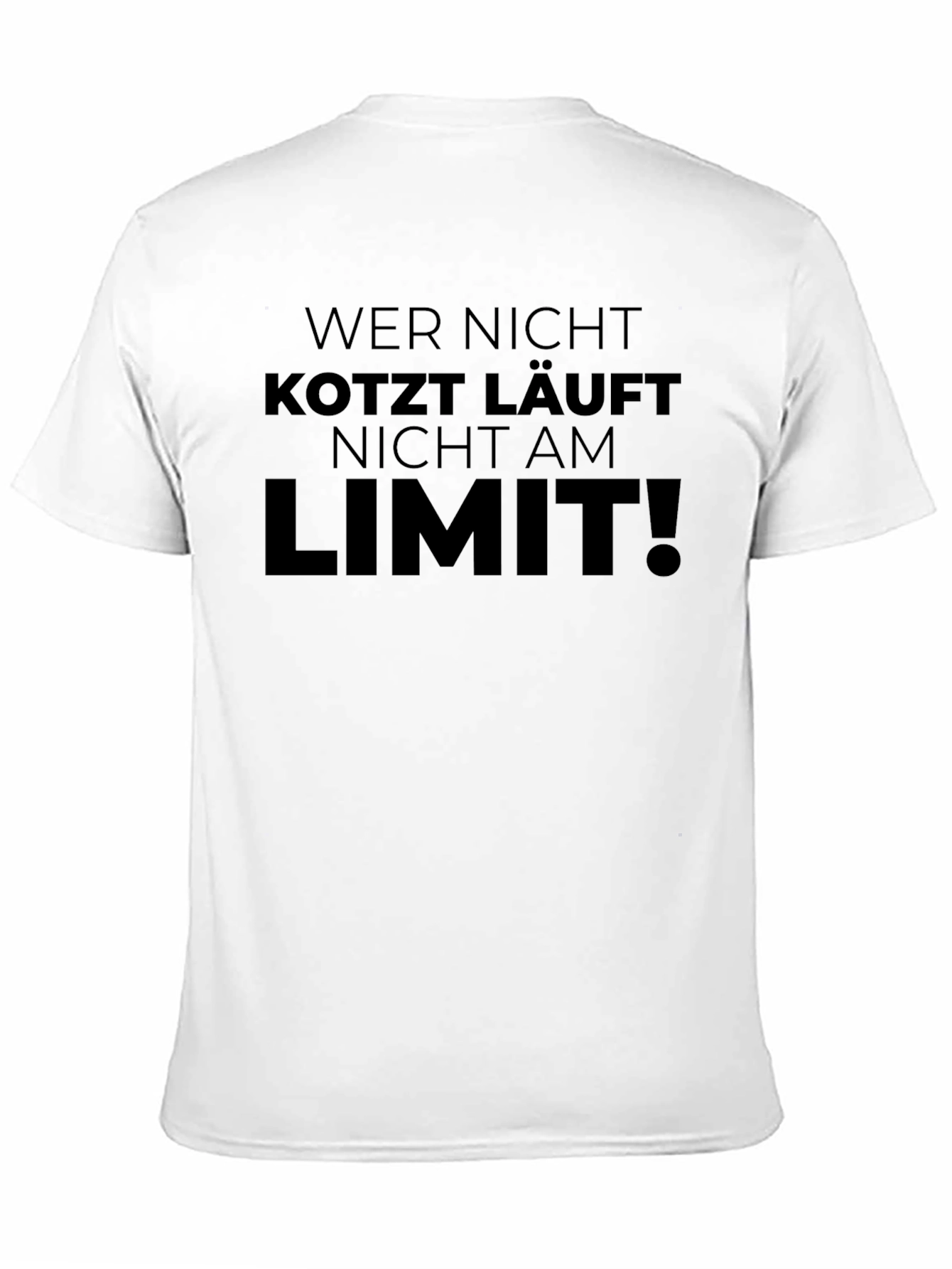 Wer Nicht Kotzt Läuft Nicht Am Limit T-Shirt