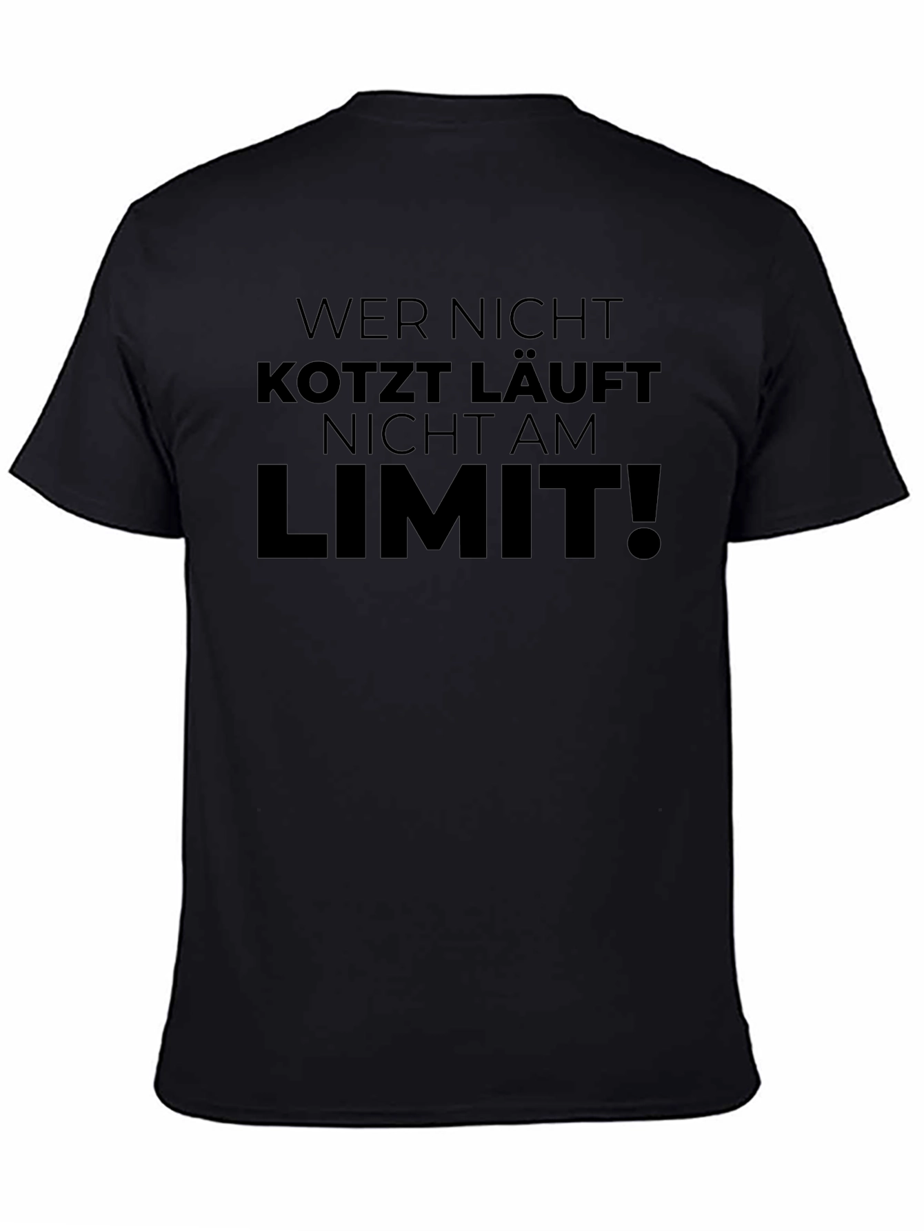 Wer Nicht Kotzt Läuft Nicht Am Limit T-Shirt