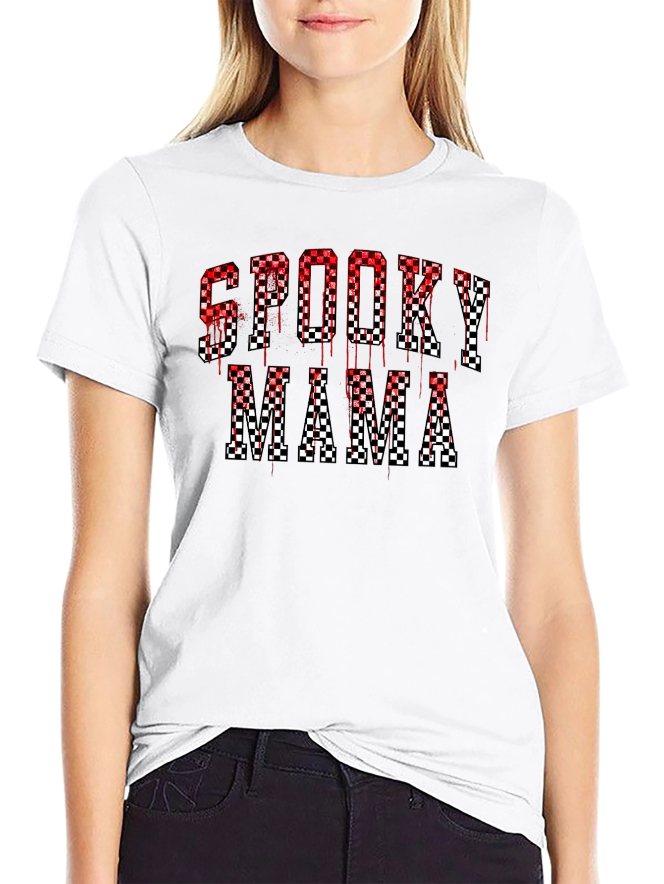 Spooky Mama Halloween Graphic T-Shirt