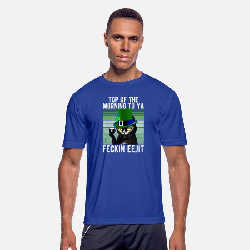 Feckin Eejit Cat Coffee Saint Patrick's Day Gift