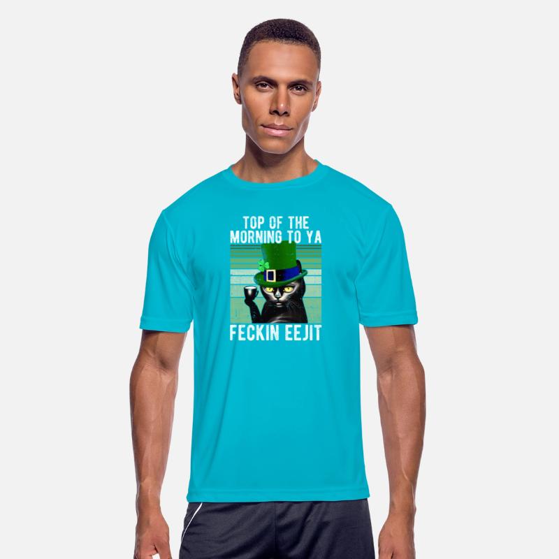 Feckin Eejit Cat Coffee Saint Patrick's Day Gift