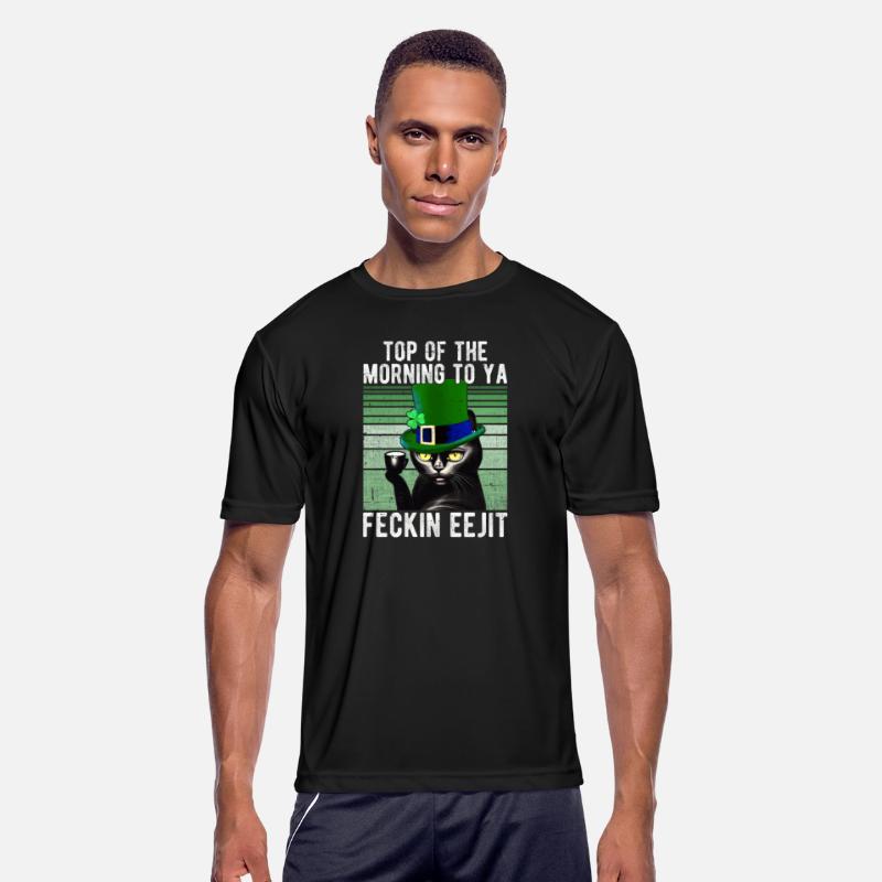 Feckin Eejit Cat Coffee Saint Patrick's Day Gift
