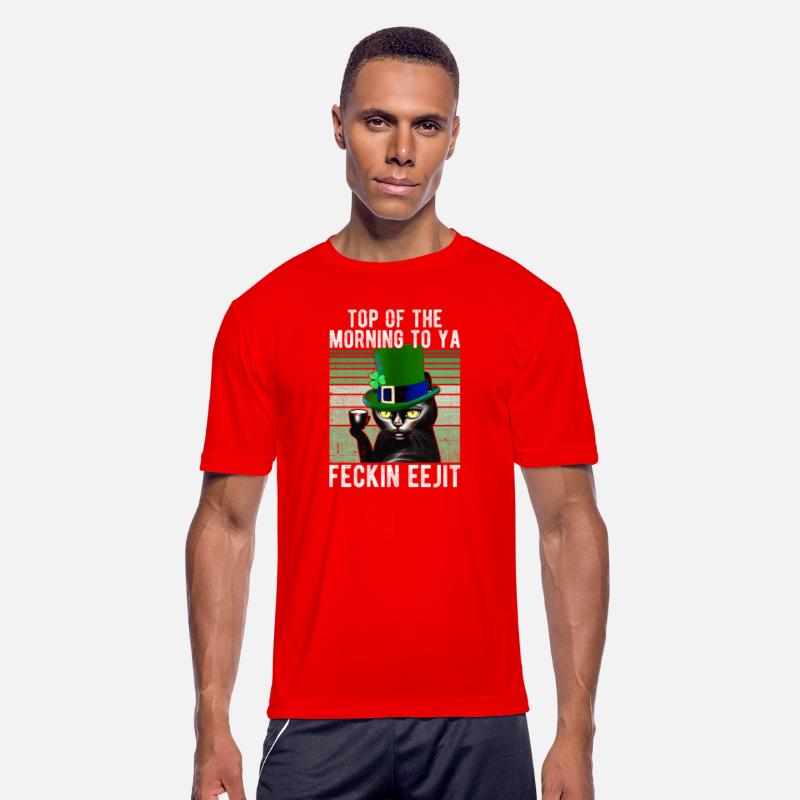 Feckin Eejit Cat Coffee Saint Patrick's Day Gift