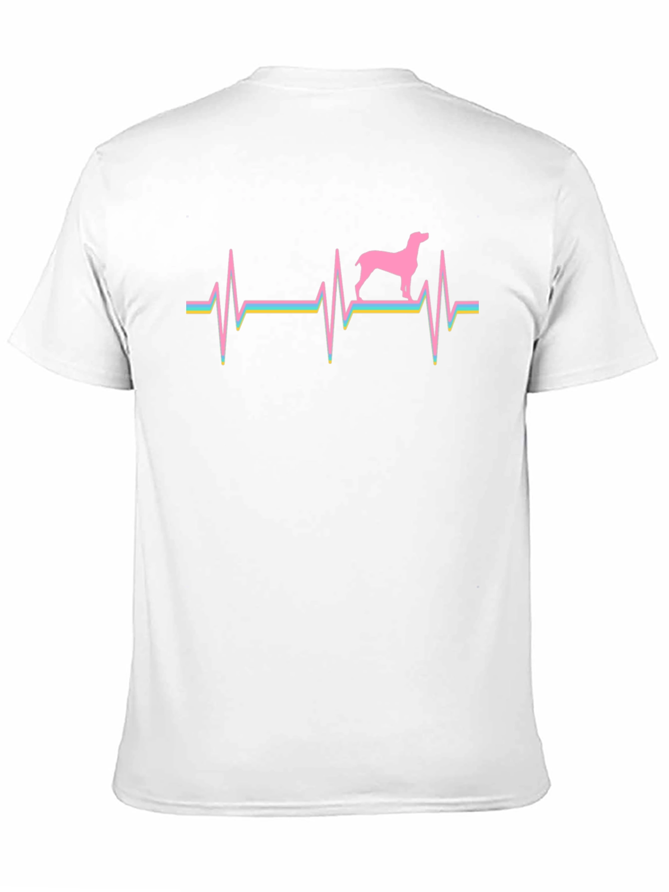 Dog Heartbeat Graphic Tee - Soft Cotton Blend
