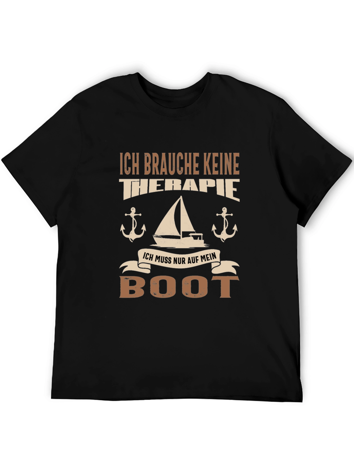 Nautical T-Shirt - No Therapy Just My Boat