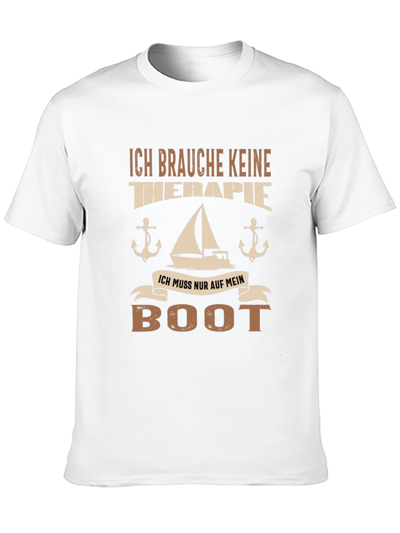 Nautical T-Shirt - No Therapy Just My Boat