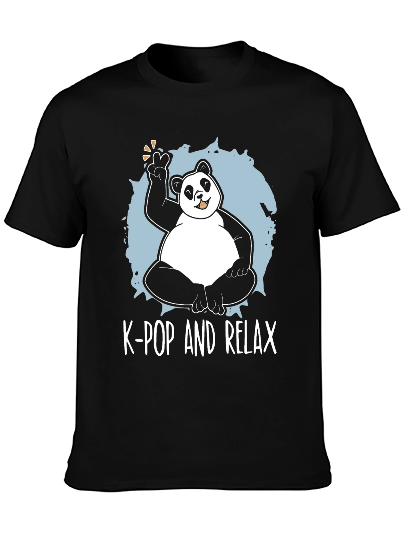 K-Pop & Chill Panda T-Shirt