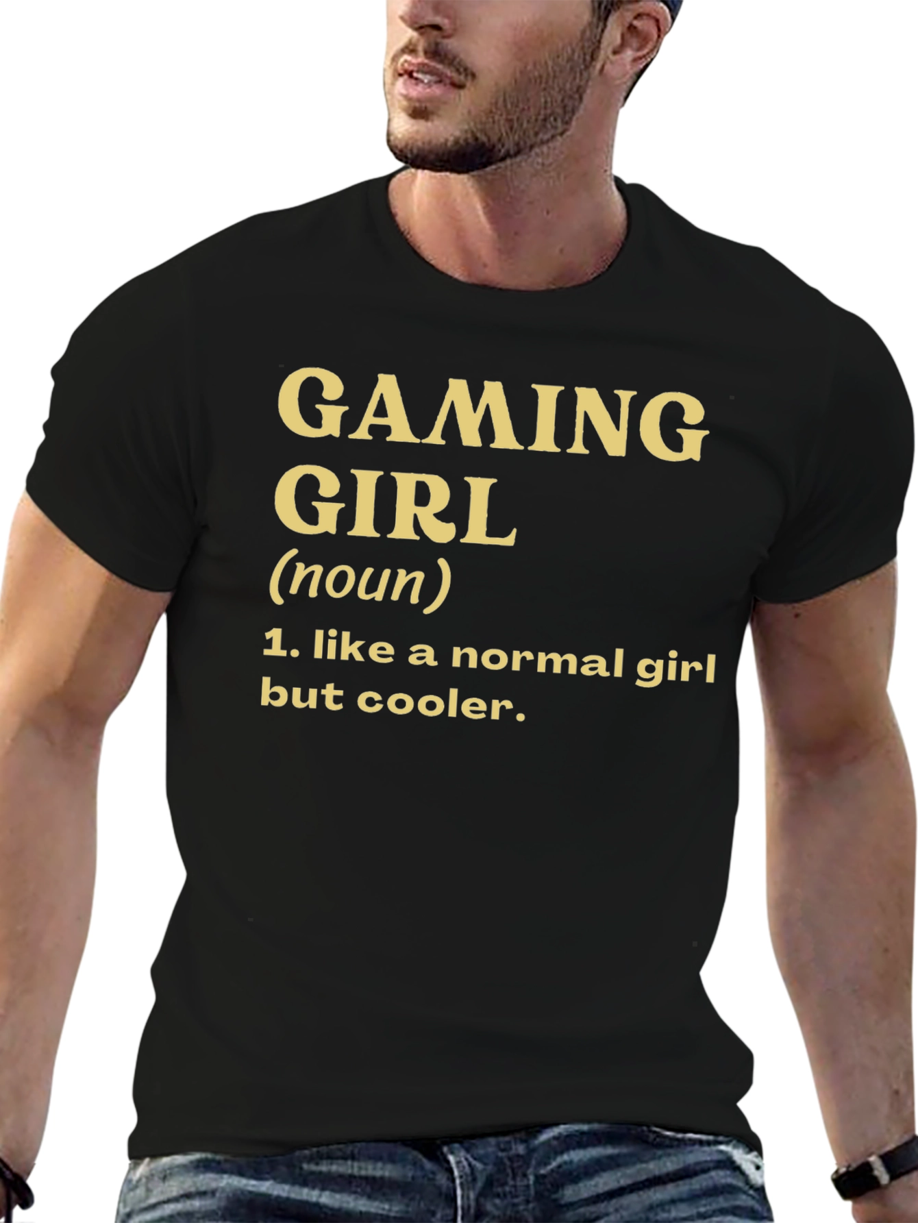 Gaming Girl Definition T-Shirt - Cool Gamer Tee