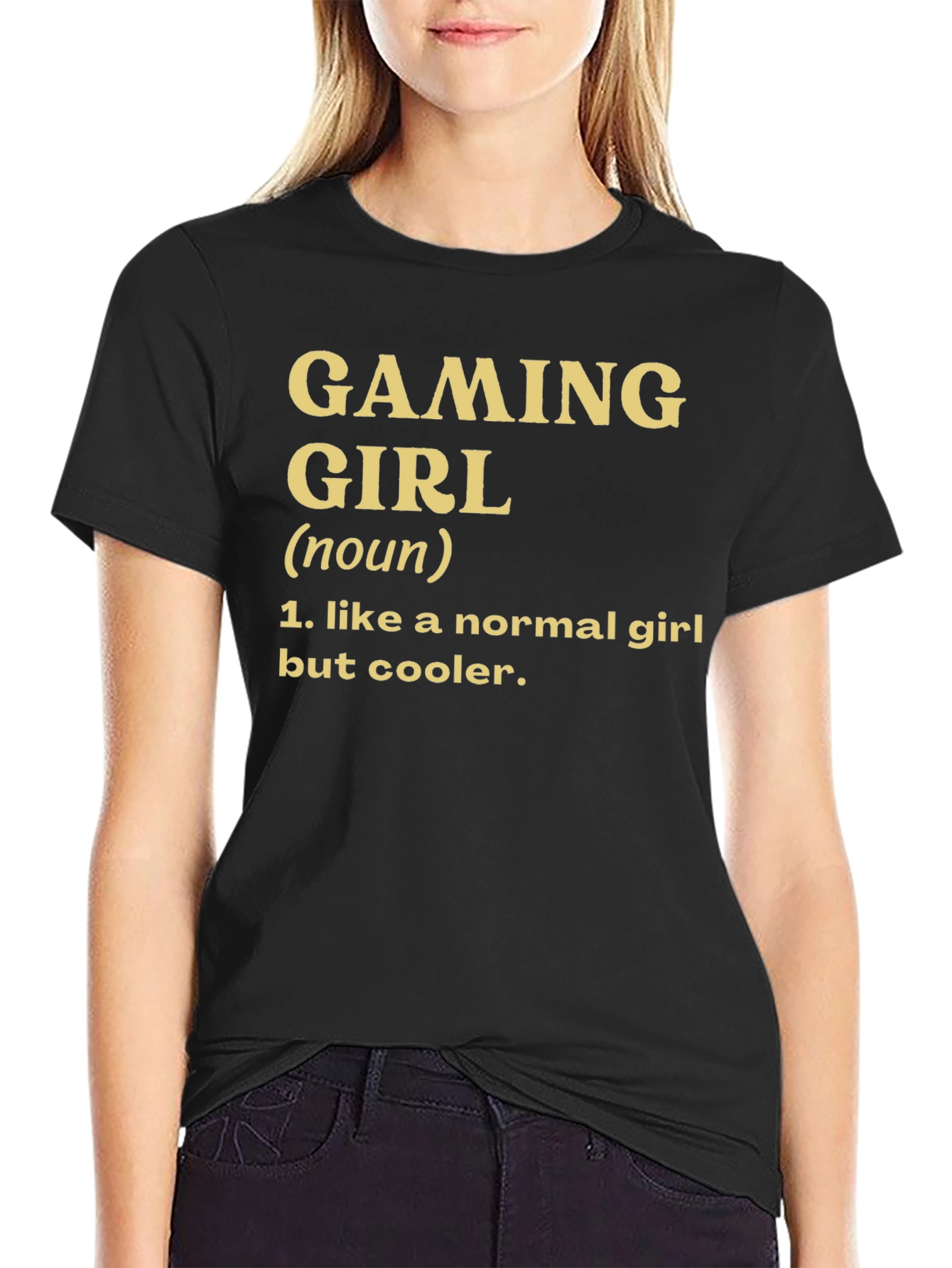 Gaming Girl Definition T-Shirt - Cool Gamer Tee