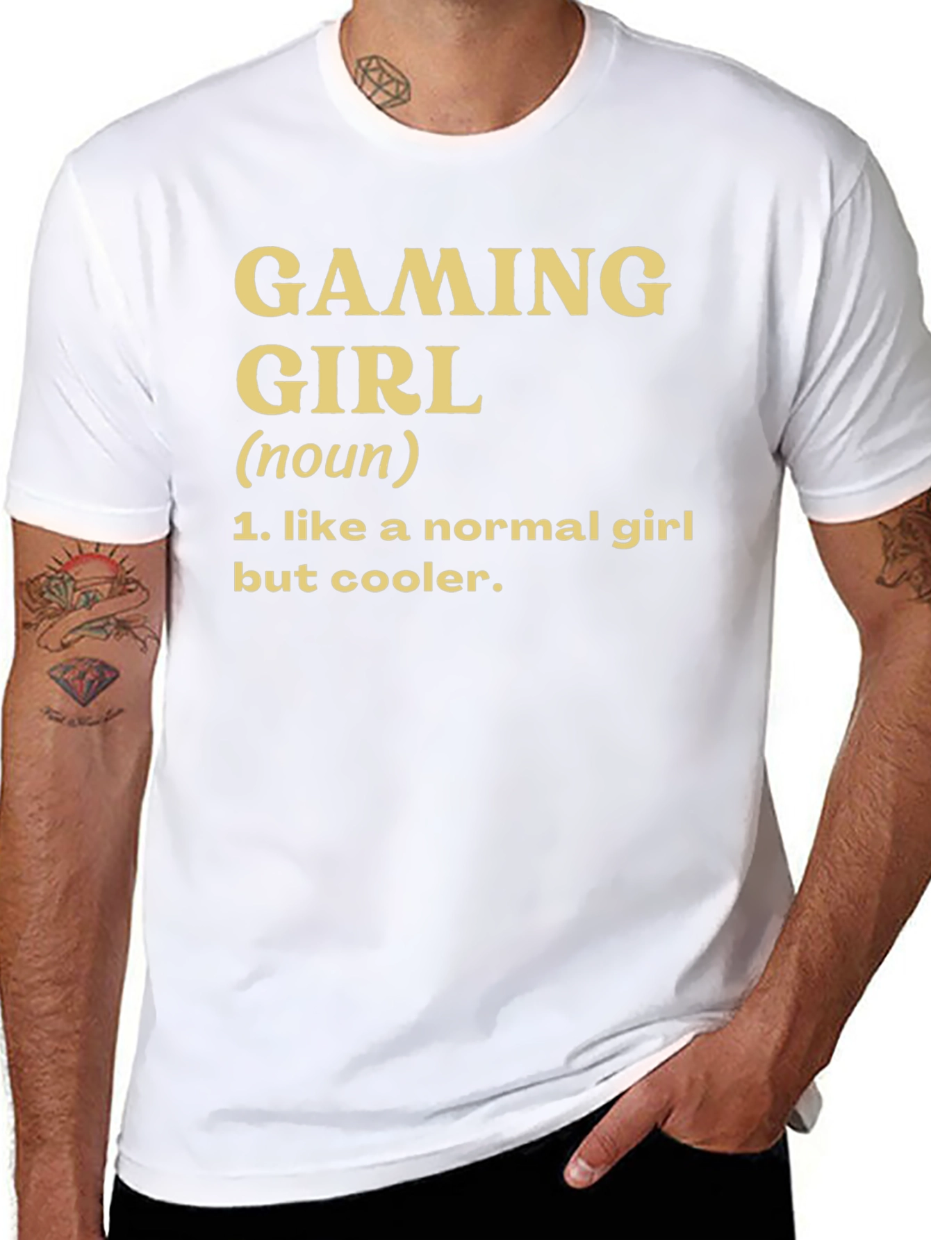 Gaming Girl Definition T-Shirt - Cool Gamer Tee