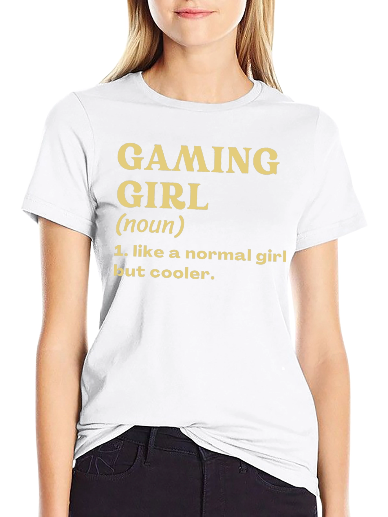 Gaming Girl Definition T-Shirt - Cool Gamer Tee