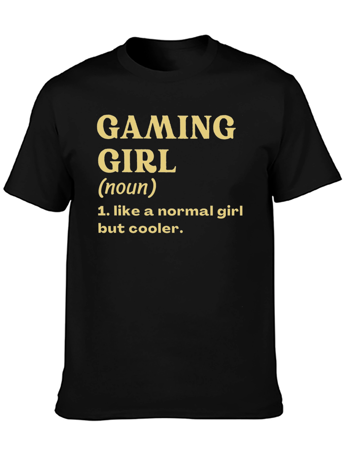 Gaming Girl Definition T-Shirt - Cool Gamer Tee