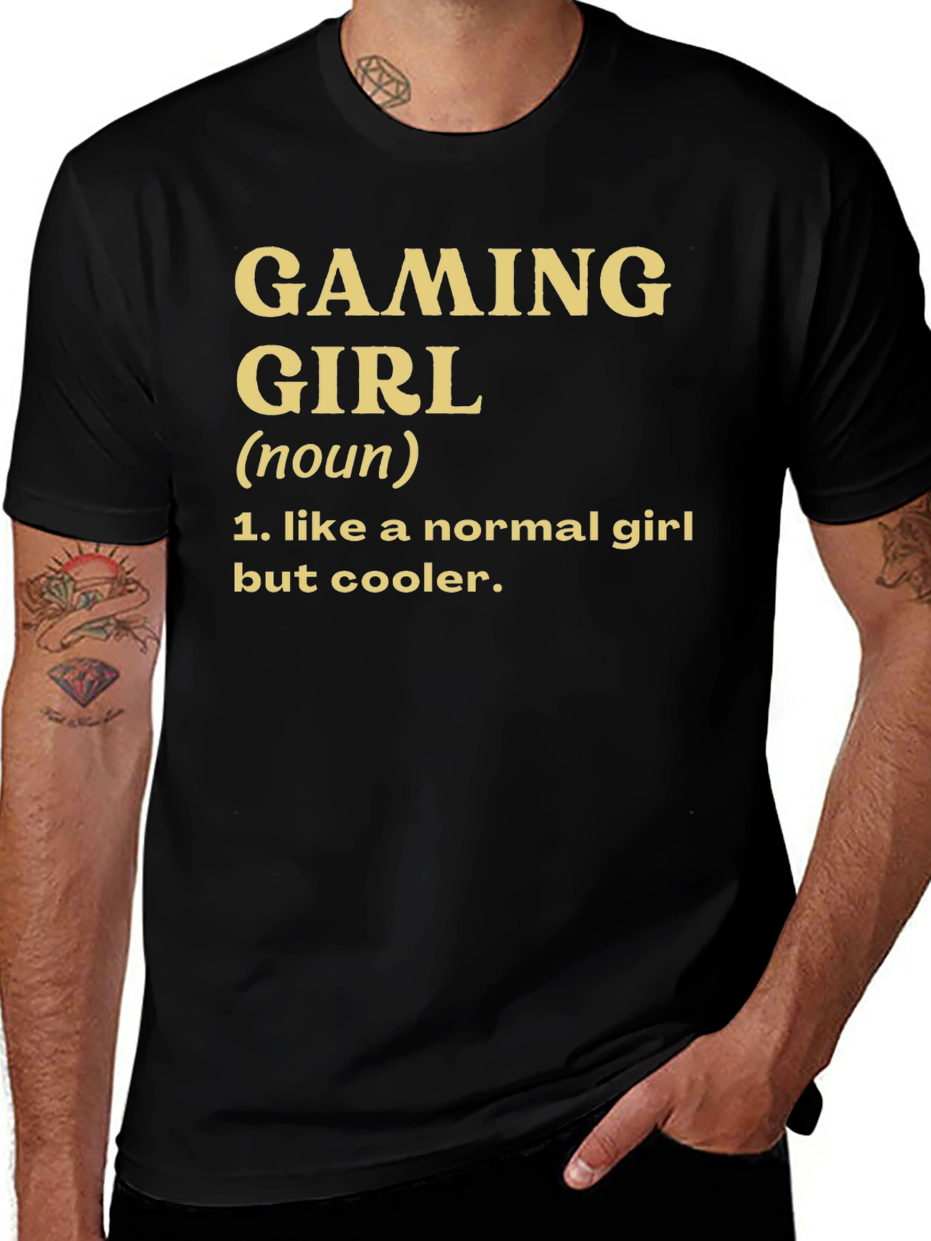 Gaming Girl Definition T-Shirt - Cool Gamer Tee