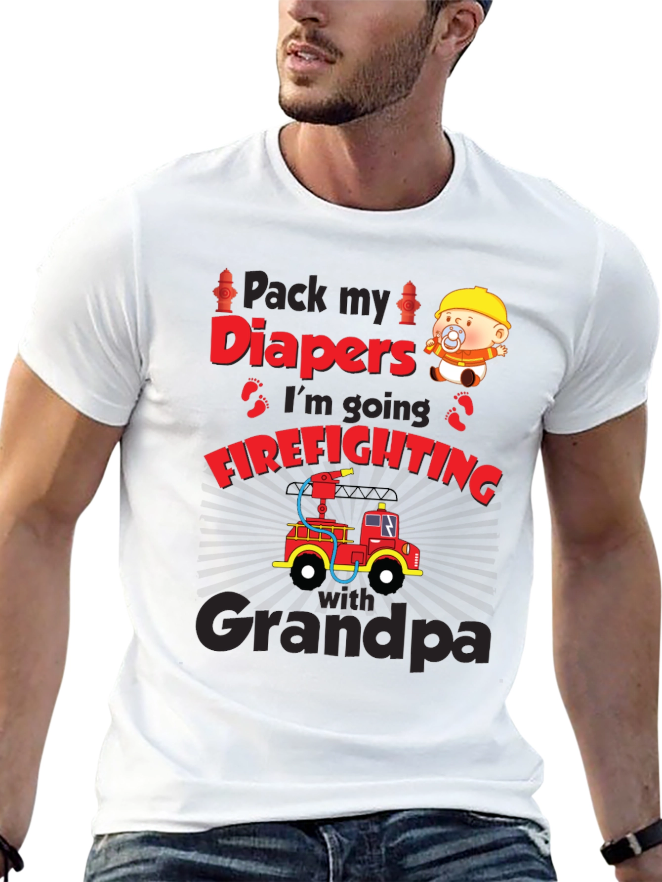 Firefighting Grandpa T-Shirt