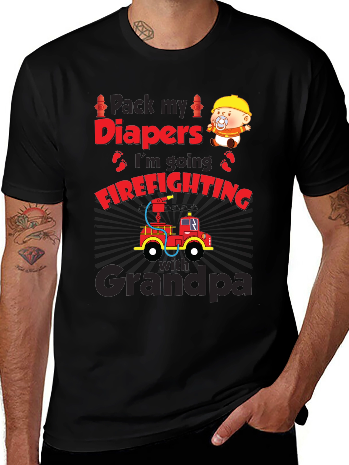 Firefighting Grandpa T-Shirt