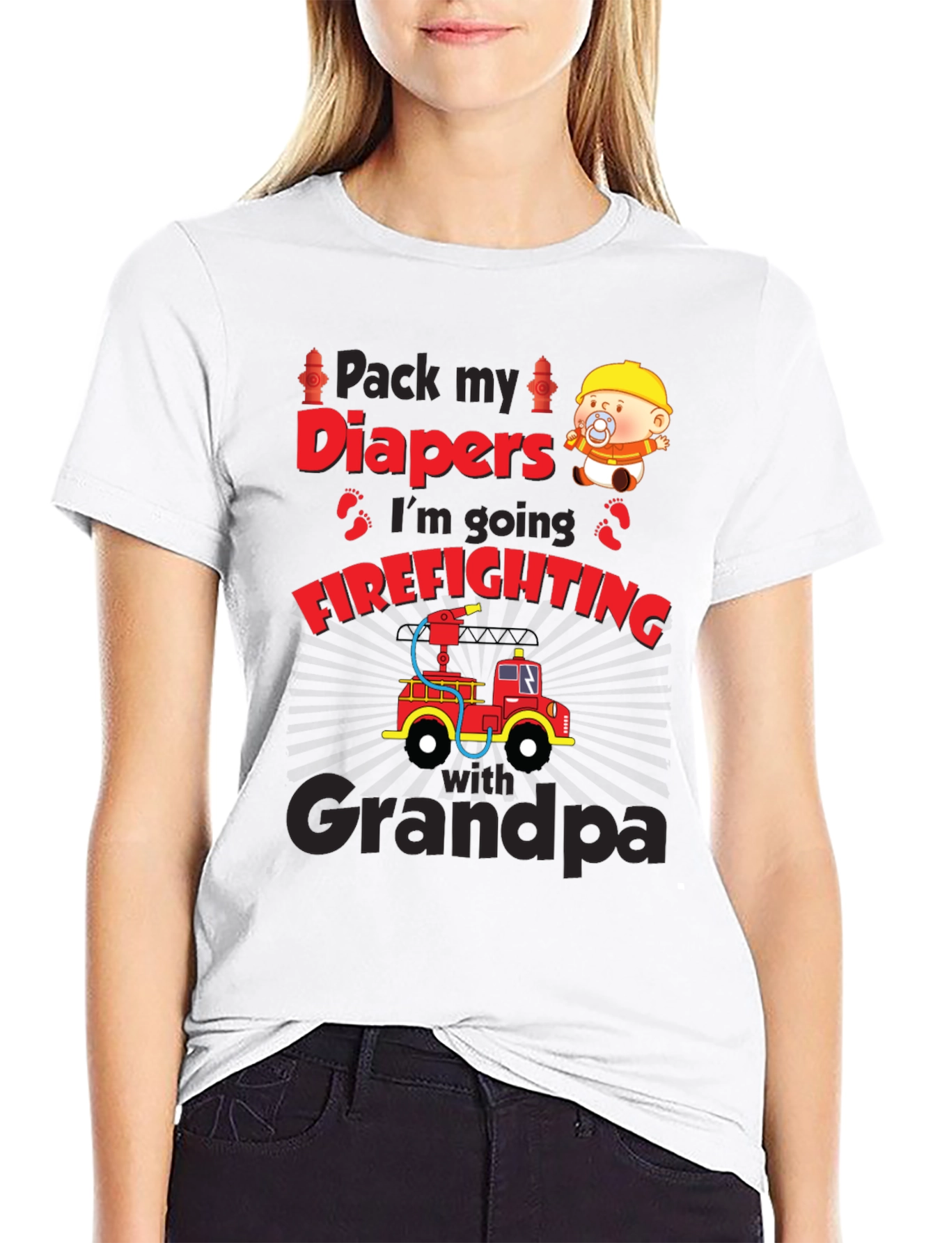 Firefighting Grandpa T-Shirt