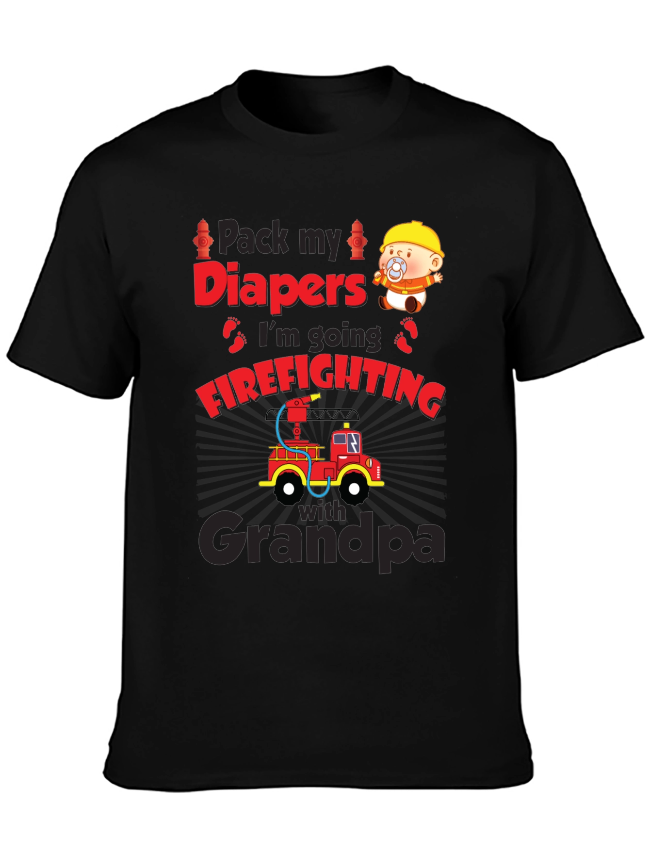 Firefighting Grandpa T-Shirt