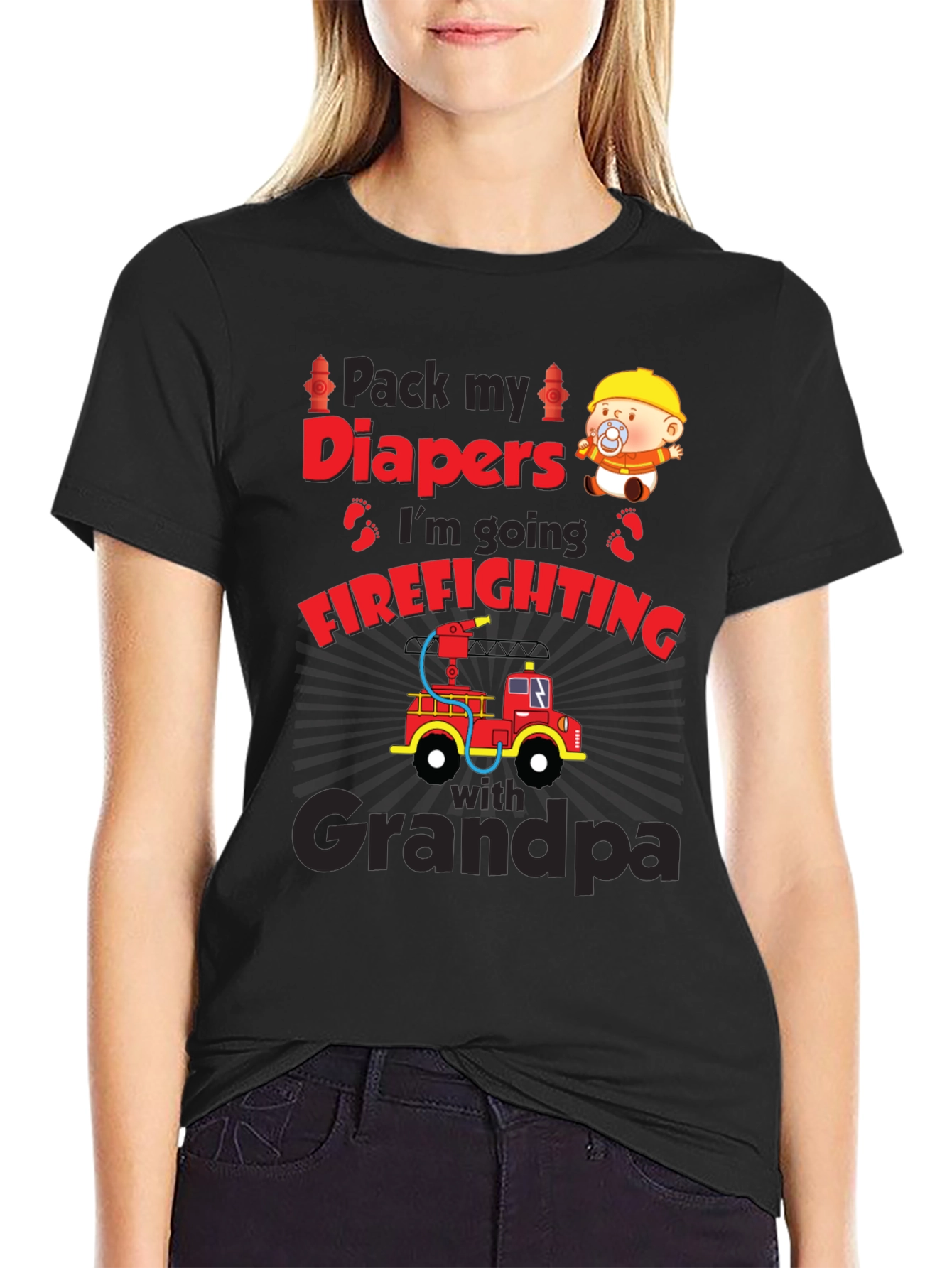 Firefighting Grandpa T-Shirt