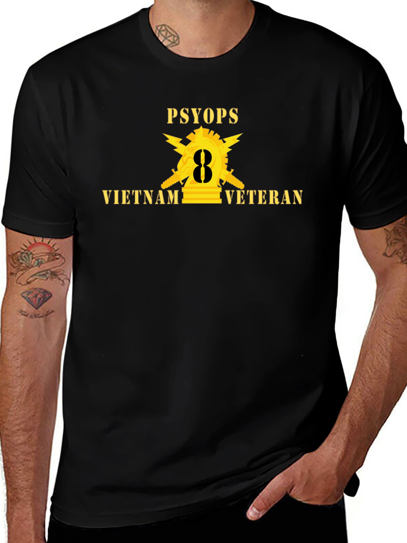 PSYOPs Vietnam Veteran Graphic T-Shirt