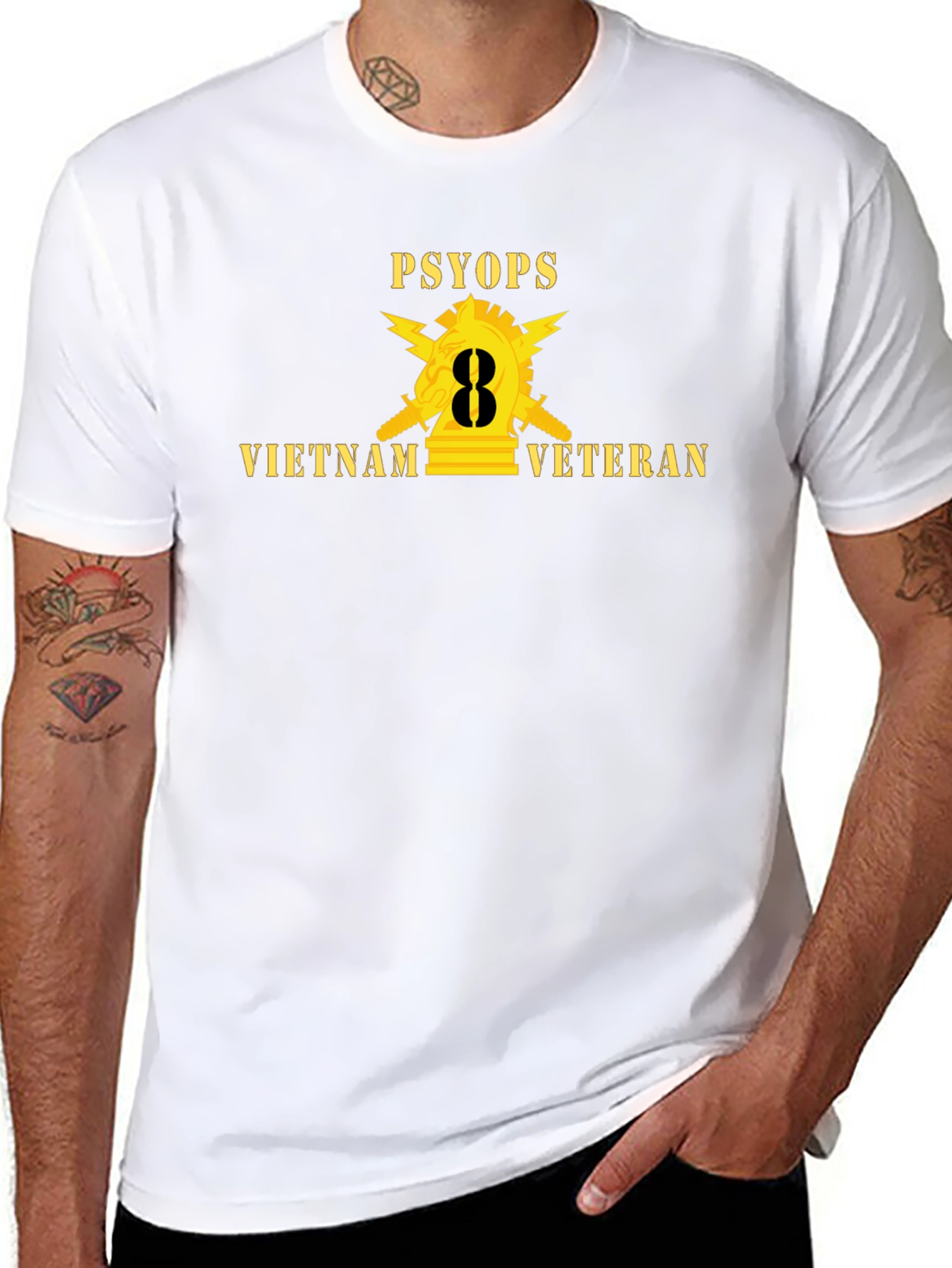 PSYOPs Vietnam Veteran Graphic T-Shirt