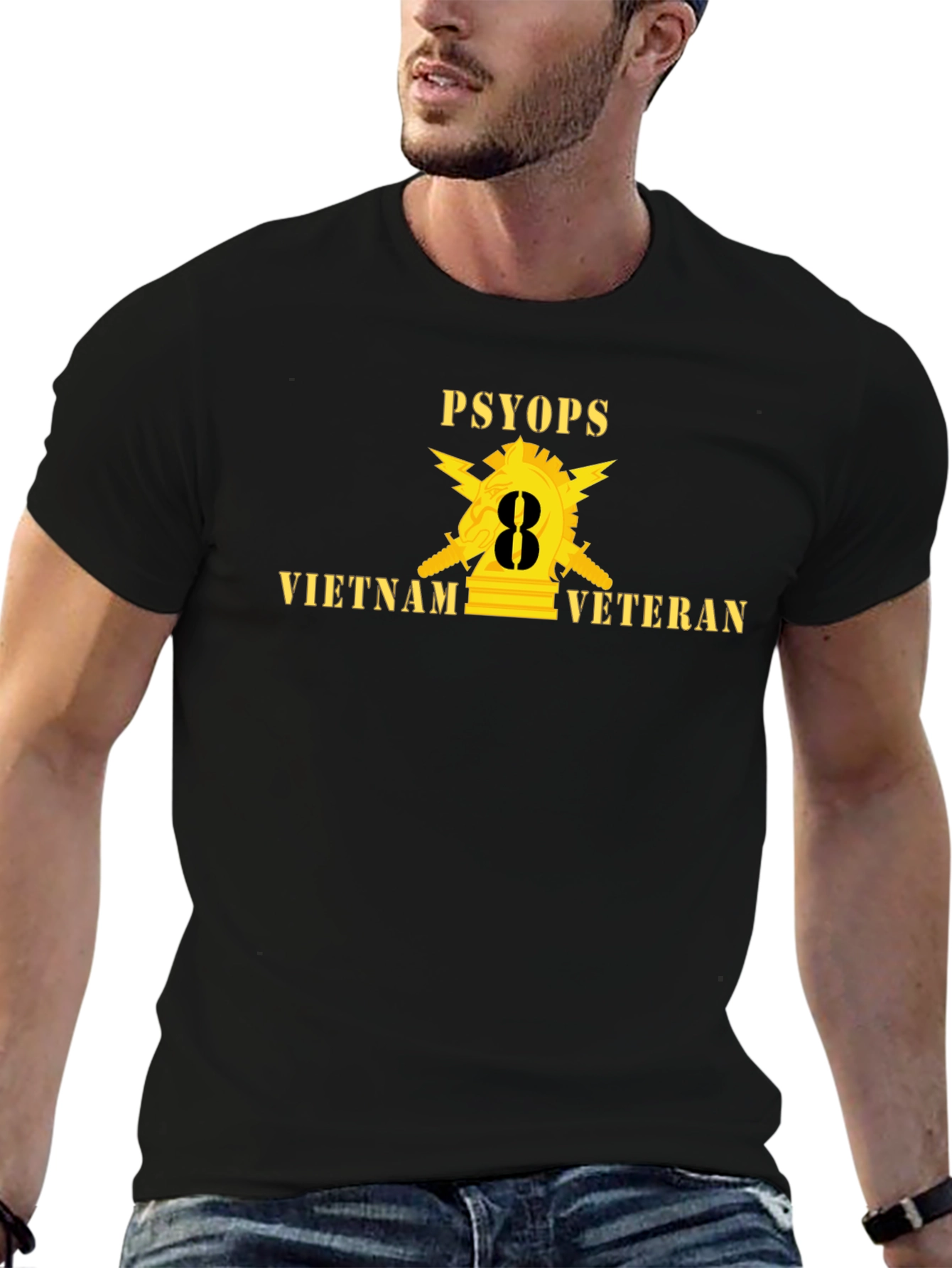 PSYOPs Vietnam Veteran Graphic T-Shirt