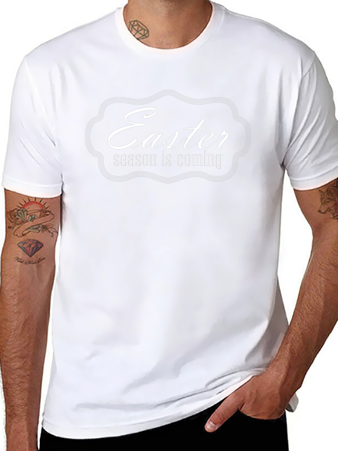 Easter Season is Coming Black T-Shirt