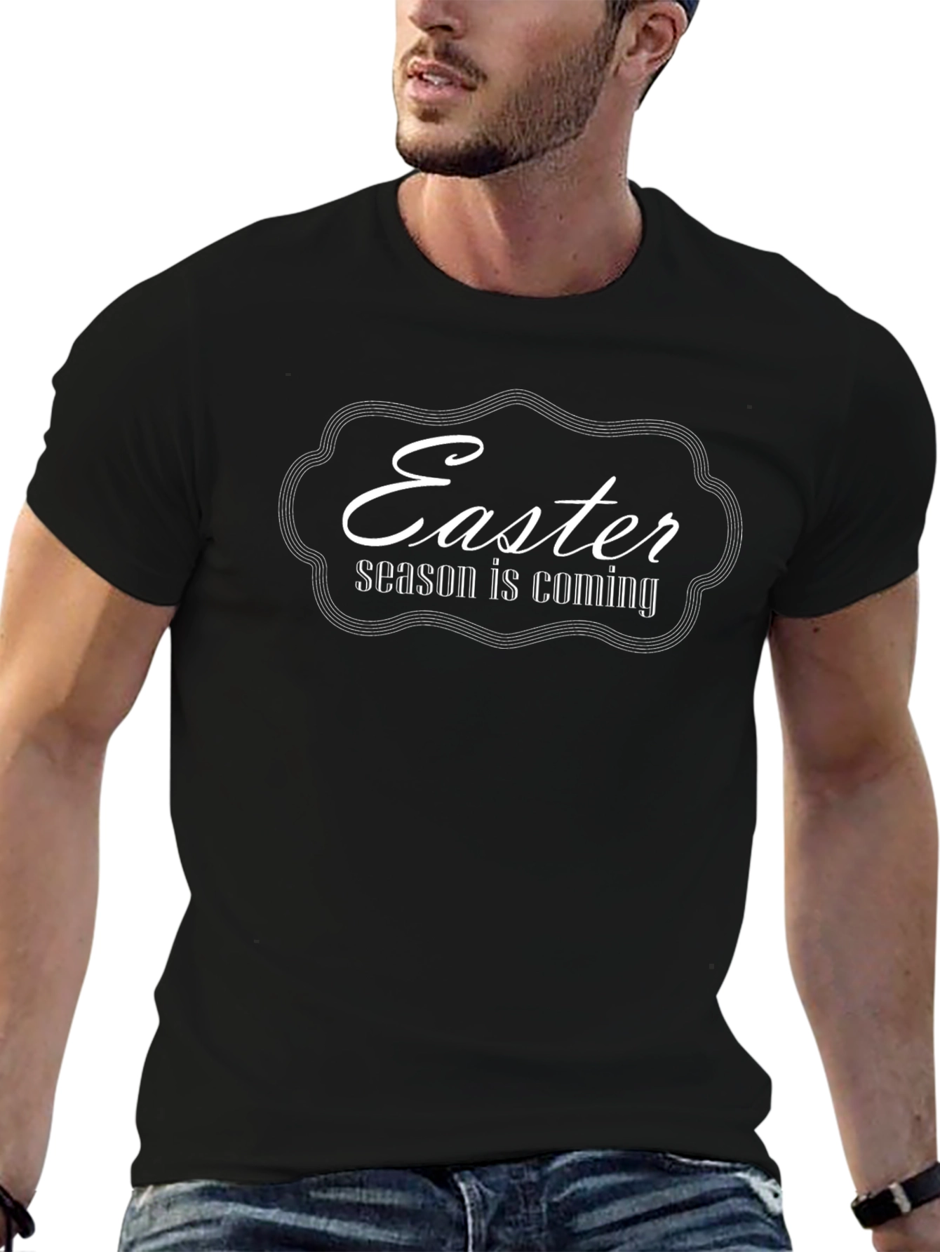 Easter Season is Coming Black T-Shirt
