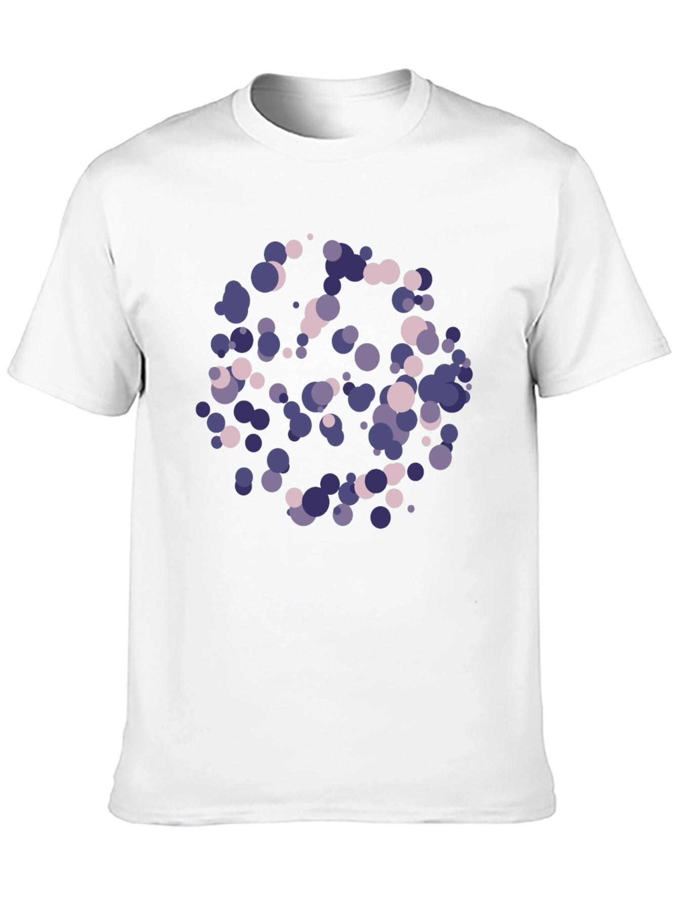 Abstract Dot Graphic Black T-Shirt