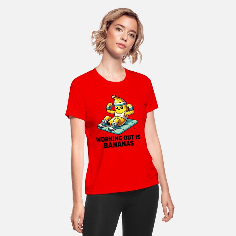 Funny Working Out Is Bananas Exercise Gym Fitness