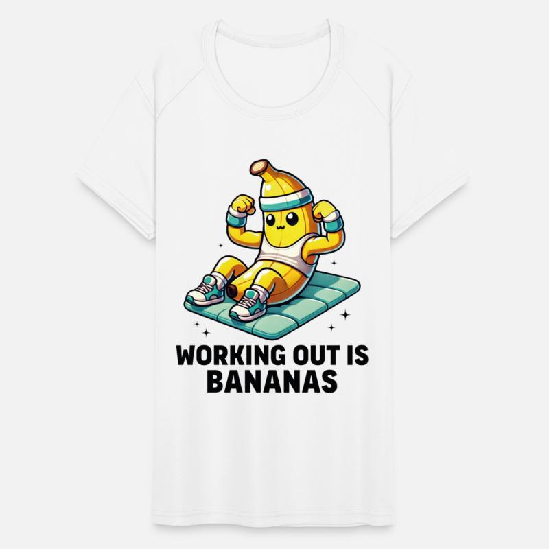 Funny Working Out Is Bananas Exercise Gym Fitness