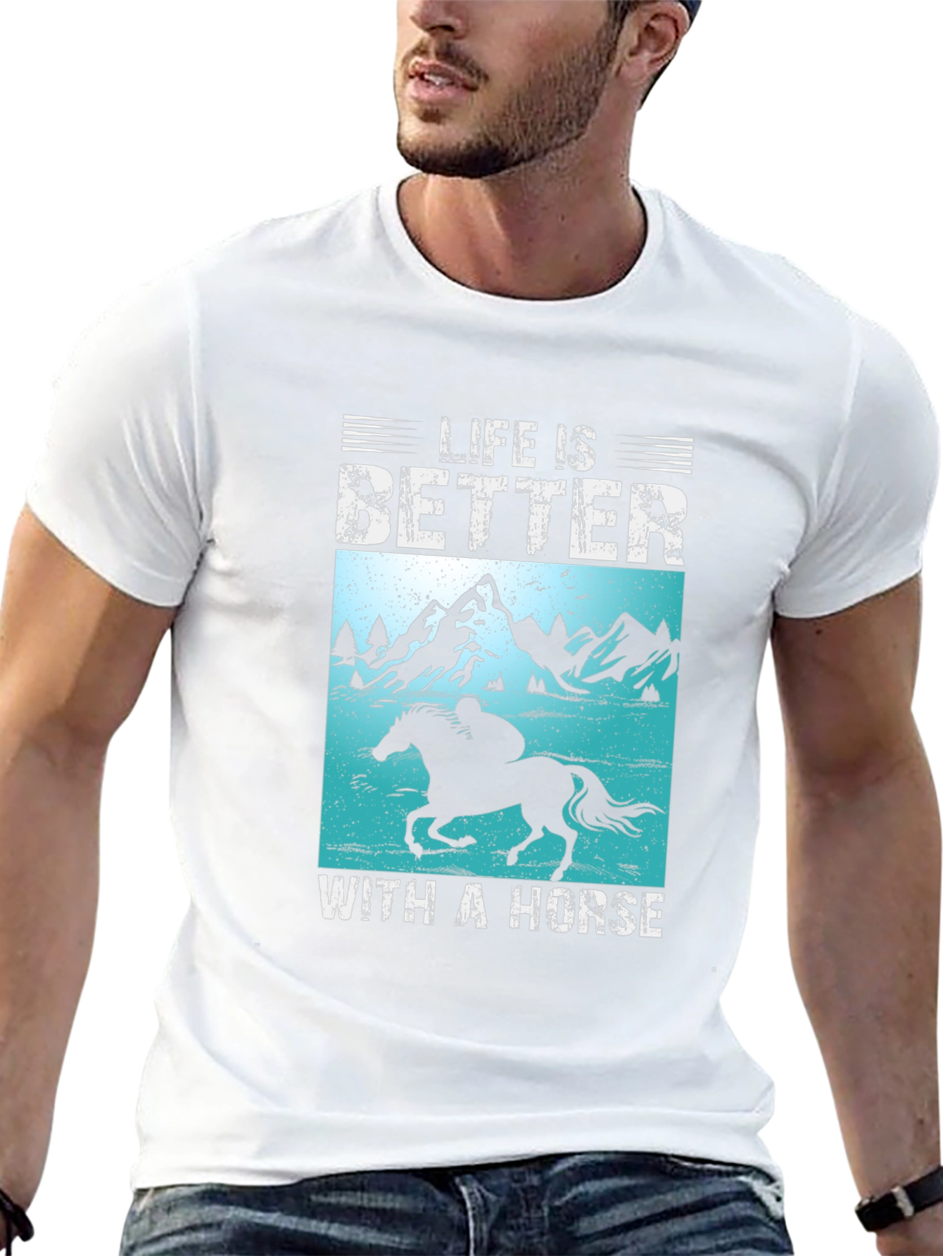 Life is Better With a Horse Graphic Tee