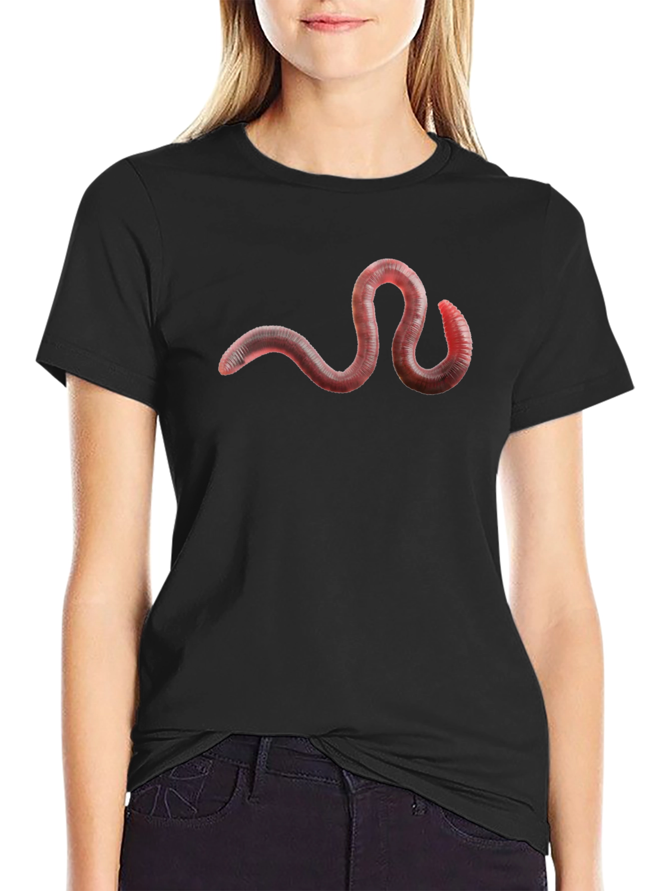Worm Graphic Tee - Casual Comfort